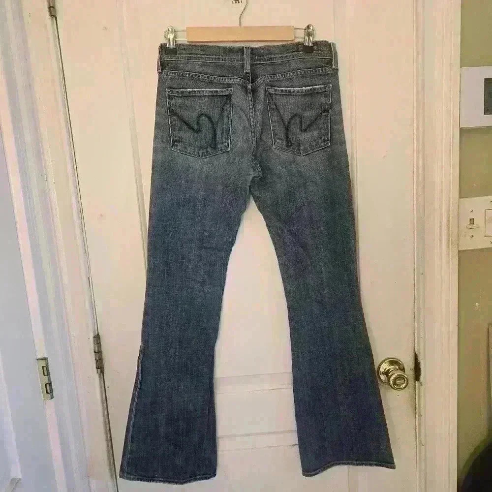 P7427 COH medium wash country  flared bootcut  denim jean size 27 - Picture 5 of 8